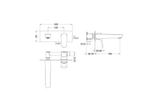 Смеситель для раковины Aquatek Бетта AQ1113MB черный